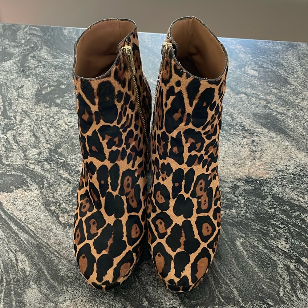 Calvin Klein genuine calf hair bootie size 8